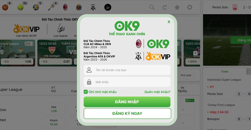 Đăng Nhập OK9 - Hướng Dẫn Từ A-Z Chi Tiết Và An Toàn 2 Hướng dẫn đăng nhập OK9